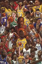 Poster Basketball Superstars 61x91,5cm, Verzenden, Nieuw, A1 t/m A3