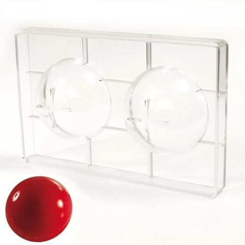 Martellato Chocolade Holvorm Halve Bol (2x) Ø100 mm**, Hobby en Vrije tijd, Taarten en Cupcakes maken, Nieuw, Verzenden