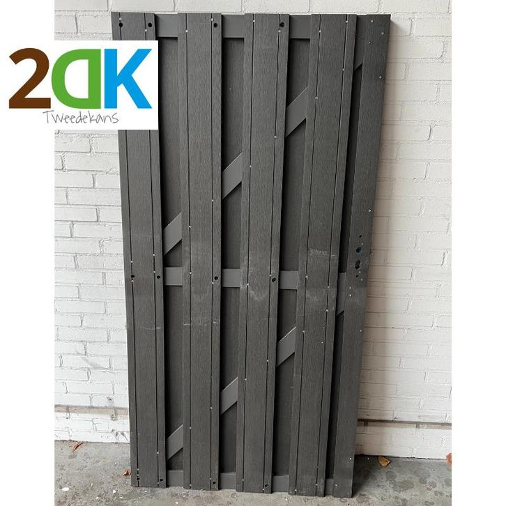 2DK deur comp Stijl antra antra alu frame beslag 90x180cm, Tuin en Terras, Tuinpoorten, Nieuw, Kunststof, Ophalen of Verzenden