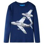 vidaXL Kindershirt met lange mouwen 104 marineblauw, Kinderen en Baby's, Verzenden, Nieuw