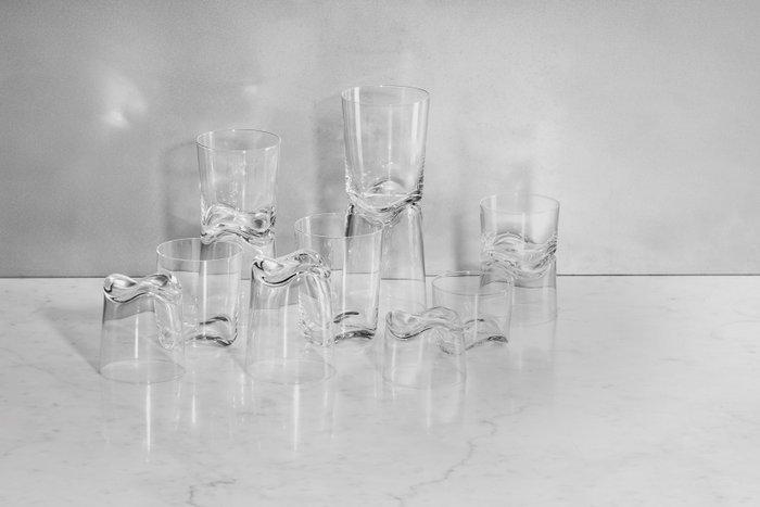 WAVE Glass Collection - two side stackable - Maarten Baptist, Antiek en Kunst, Kunst | Designobjecten