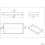 BWS Inbouwnis | 30x60x7cm | Mat Beige, Ophalen of Verzenden, Nieuw