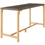 Wicker bartafel Lovas 161x64,5x99,5cm - natuur, Verzenden, Nieuw