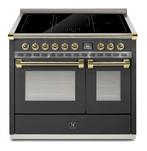 Steel AQ10SF-5FI Antraciet fornuis showroommodel DHZ17015395, Witgoed en Apparatuur, Fornuizen, Ophalen of Verzenden, Nieuw