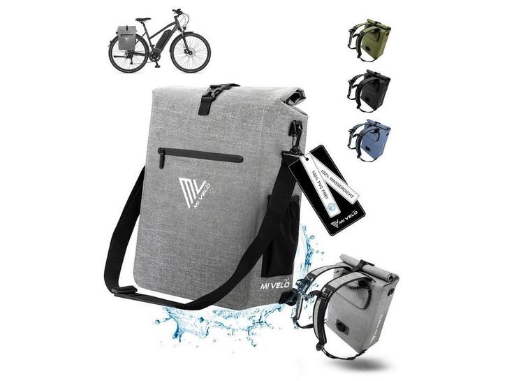 MIVELO Fietstas & Rugzak - 3-in-1 - Waterdicht 25 liter - 58, Fietsen en Brommers, Fietsaccessoires | Fietstassen, Nieuw, Verzenden