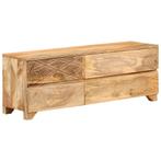 vidaXL Tv-meubel 110x30x40 cm massief mangohout, 100 tot 150 cm, Verzenden, Nieuw, Minder dan 100 cm