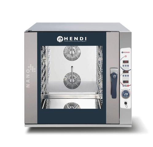 Hendi | Convectie Stoomoven Nano Digital 7x Gn1/1, Donkergri, Zakelijke goederen, Horeca | Keukenapparatuur, Nieuw in verpakking