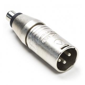 XLR (m) naar tulp (v) adapter | Neutrik (Mono, 3-pin), Audio, Tv en Foto, Audiokabels en Televisiekabels, Nieuw, Verzenden