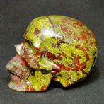 Uitzonderlijke handgesneden menselijke schedelbeeldhouwwerk