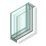 Spoedglas Triple glas HR+++ - Canale blank 4mm - sp - #4mm -, Doe-het-zelf en Verbouw, Glas en Ramen, Ophalen of Verzenden, Nieuw