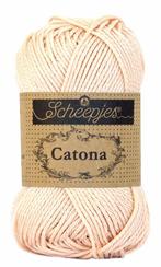 Scheepjes Catona 50 gram - 263 petal peach - Katoen Garen, Hobby en Vrije tijd, Breien en Haken, Ophalen of Verzenden, Nieuw