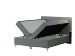 OpbergBoxspring 160x200- 180x200cm vanaf € 629,00, Huis en Inrichting, Slaapkamer | Boxsprings, 200 cm, Modern, 160 cm, Grijs