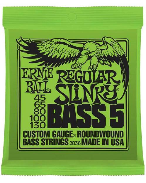 Ernie Ball 2836 Regular Slinky 5-snarige bas snaren .045, Muziek en Instrumenten, Instrumenten | Toebehoren, Verzenden