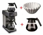 Bravilor Novo koffiezetapparaat met 2 kannen en 1000 filters, Nieuw, 10 kopjes of meer, Gemalen koffie, Koffiemachine