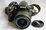 Nikon D3200 + AF-S DX Nikkor 18-55mm f/3.5-5.6 G VR, Audio, Tv en Foto, Fotocamera's Digitaal, Nieuw