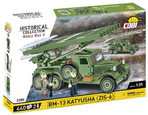 COBI 2280 BM-13 Katyusha (ZIS-6) (Leger bouwsets), Kinderen en Baby's, Speelgoed | Bouwstenen, Nieuw, Verzenden
