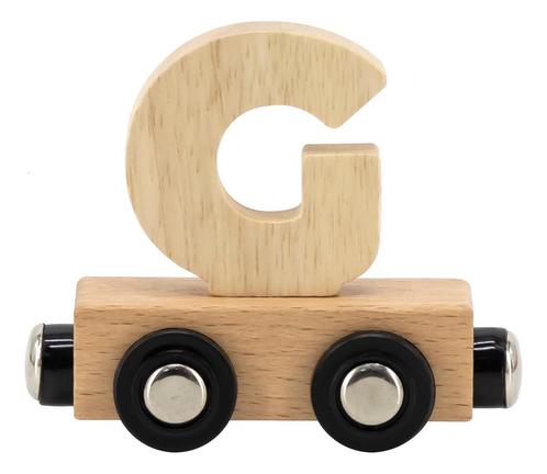 Tryco Houten Naturel Lettertrein - Letter G TR-353054, Kinderen en Baby's, Kinderkamer | Inrichting en Decoratie, Nieuw, Verzenden