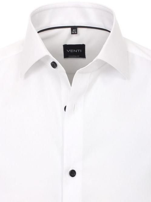 Venti Overhemd Met Manchet Modern Fit 001980-001 Wit, Kleding | Heren, Overhemden, Wit, Nieuw, Verzenden