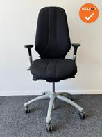 RH Logic 400 XL - zwarte stoffering  - Grijs voetkruis, Werkplek, Ophalen of Verzenden, Gebruikt, Stoel