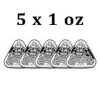 Australië. 1 Dollar 5 x 2020 1 oz $1 AUD Australian Silver