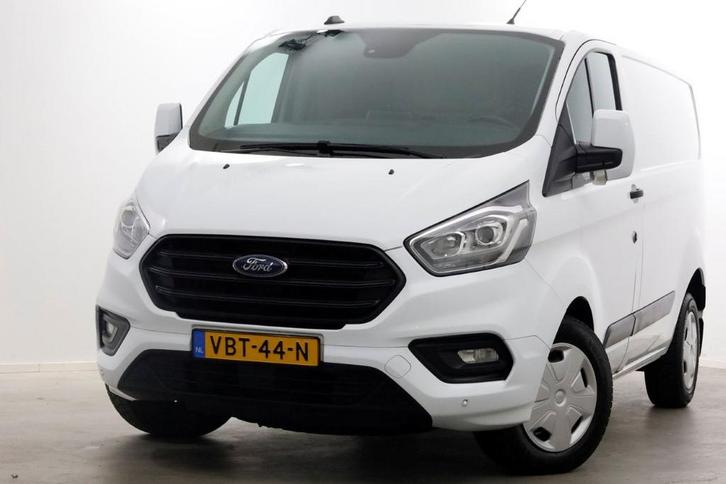Ford Transit Custom 2.0 TDCI 130pk E6 Automaat L1H1 Trend Ac, Auto's, Bestelauto's, Dealer onderhouden, Lease, Automaat, Wit, Financial lease