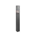 Moderne staande buitenlamp Tobias, antraciet, Ophalen of Verzenden, Nieuw, Rvs, Staande lamp