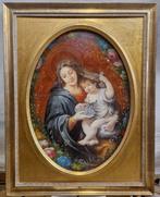 Teodoro Akerman (XX) - Madonna con bambino - 50 x 70 cm