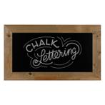 Krijtbord Steigerhout 40x70cm, Nieuw
