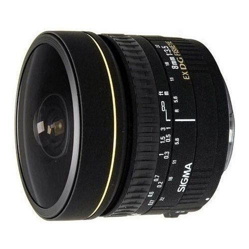 Sigma 8mm f/3.5 EX DG Fisheye Nikon F-mount objectief, Audio, Tv en Foto, Fotografie | Lenzen en Objectieven, Groothoek Fisheye-lens