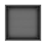 Inbouwnis Best-Design Kaya 30.5x30.5x7 cm Gunmetal, Ophalen of Verzenden, Nieuw, Bad