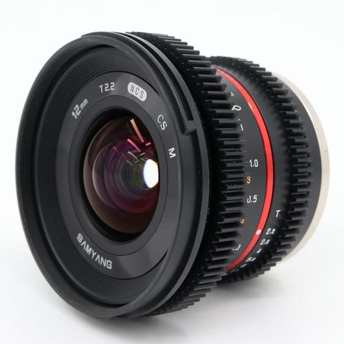 Samyang 12mm T2.2 NCS VDSLR Canon EOS M | Tweedehands, Audio, Tv en Foto, Fotocamera's Digitaal, Gebruikt, Overige Merken, Verzenden