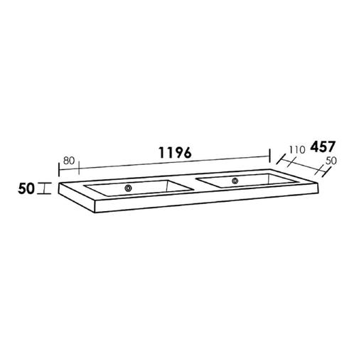 Meubelset Brauer Solution 120 Viking Shield 4 Lades Met, Doe-het-zelf en Verbouw, Sanitair, Ophalen of Verzenden