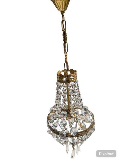 Kroonluchter - Kristal, Messing, ander - Lustres Montgolfier, Antiek en Kunst, Antiek | Lampen