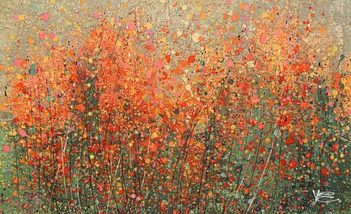 Violeta Endo - Petal Parade. XXL, Antiek en Kunst, Kunst | Schilderijen | Modern