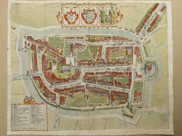 Europa - Netherlands / Friesland / Franeker; Pieter Feddes, Boeken, Atlassen en Landkaarten