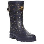 -25% Trespass  Trespass Dames celeste bedrukte wellingtonlaa, Nieuw, Regenlaarzen, Verzenden, Blauw