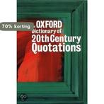 Oxf Dict 2oth Century Quotations P 9780198662501, Verzenden, Gelezen