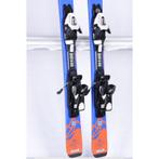 110 130 kinder skis SALOMON QST MAX JR, blue/orange + Salom, Verzenden, Gebruikt, Salomon