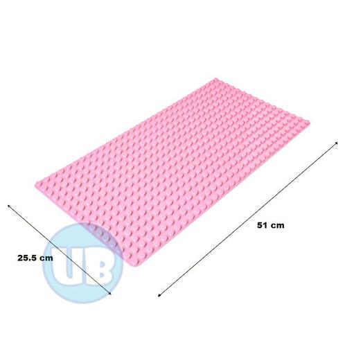 Bouwplaat lichtroze – 51 x 25,5 cm, Kinderen en Baby's, Speelgoed | Duplo en Lego, Nieuw, Verzenden