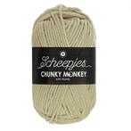 Scheepjes Chunky Monkey 100g - 2010 Parchment, Hobby en Vrije tijd, Breien en Haken, Verzenden, Nieuw