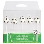 Culpitt Taartkaarsjes Voetbal 5st., Hobby en Vrije tijd, Taarten en Cupcakes maken, Verzenden, Nieuw