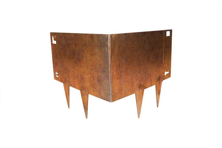 Cortenstaal Borderrand Buitenhoek voor Borderrand 24 cm Hoog, Doe-het-zelf en Verbouw, Overige Doe-het-zelf en Verbouw, Verzenden