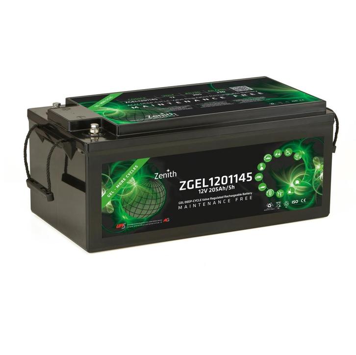 Zenith GEL Deep Cycle accu | ZGEL1201145 | 12V 230Ah, Auto-onderdelen, Accu's en Toebehoren, Ophalen of Verzenden