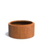 Cortenstaal plantenbak Topic Ø120x60cm - Met bodem, Tuin en Terras, Bloembakken en Plantenbakken, 100 cm of meer, Rond, Nieuw