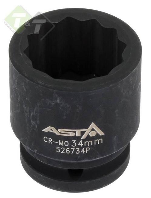 12 Kant Krachtdop - 34mm - Deep Impact Dop - Kracht Dop 3/4, Auto-onderdelen, Banden en Velgen, Nieuw, Ophalen of Verzenden