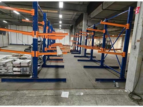 Dubbelzijdige Draagarmstelling ca. 8 meter (Hoogte: 300cm), Zakelijke goederen, Kantoor en Winkelinrichting | Magazijn, Stelling en Opslag