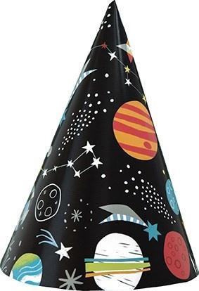 Feesthoedjes Space Ruimte (8st), Kleding | Dames, Carnavalskleding en Feestkleding, Nieuw, Ophalen of Verzenden