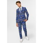 Opposuits Maatpak Tiener Jongens Kerst Super Mario Blauw, Ophalen of Verzenden, Nieuw