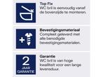 Plieger Zano Slim - D-Vorm Toiletbril - Duroplast -, Verzenden, Zo goed als nieuw