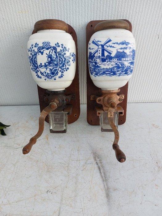 Koffiemolen - Hout, Keramiek, Metaal - Koffiemolens, Antiek en Kunst, Antiek | Keukenbenodigdheden